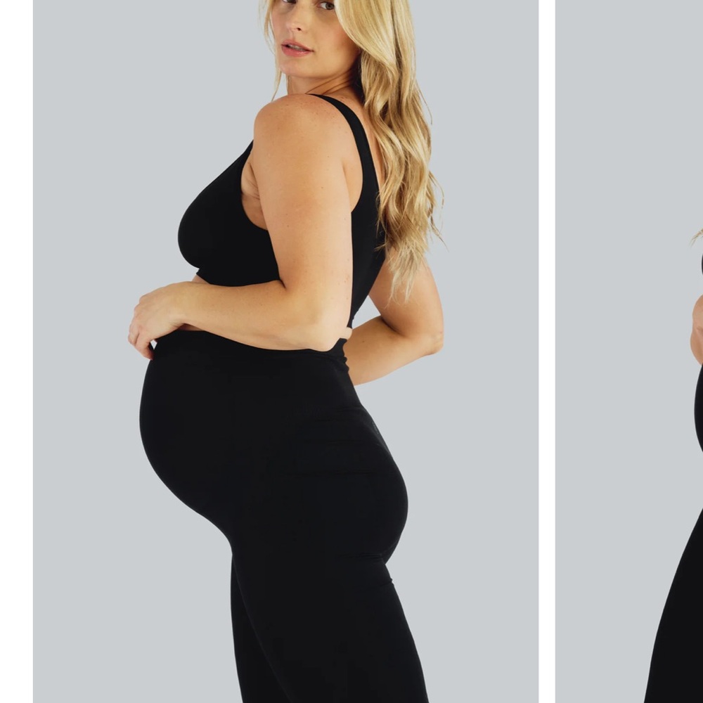 BLANQI Black Maternity Bodysuit Womens XL